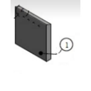 Waterford Stanley F500 Edge Left Rear Fire  Brick [A4-BB]