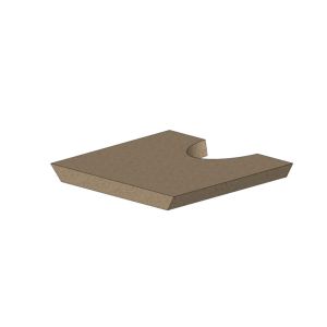 Esse BakeheartFire Box Top Baffle Front Brick – Vermiculite 