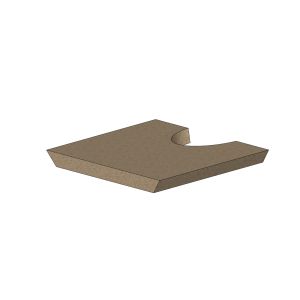 Esse WarmheartFire Box Top Baffle Front Brick – Vermiculite 