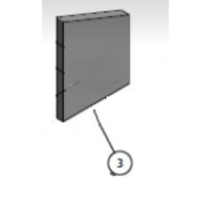 Waterford Stanley F650 Style Left Side Fire Brick [A5-SB LH] 