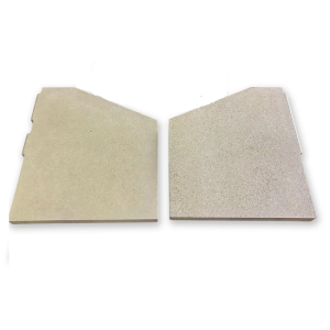 Graphite Inset Convector Stove  - Side Fire Brick Set