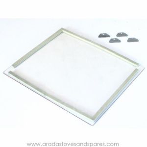 AX4 Multi Fuel Stove Spares - Glass 
