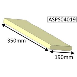 Parkray Aspect 4 (Eco) Baffle Brick  - ASPS04019