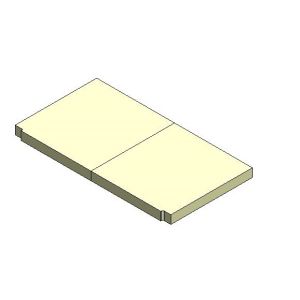 Parkray Aspect 6 (Eco)Base Fire Brick - ASPS06018