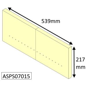 Parkray Aspect 7 (Eco) Rear Fire Brick - ASPS07015