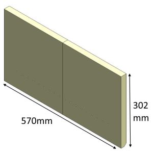 Parkray Aspect 8 (Eco) Rear Fire Brick - ASPS08015