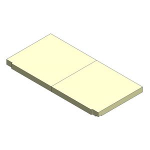 Parkray Aspect 8 (Eco) Base Fire Brick - ASPS08018