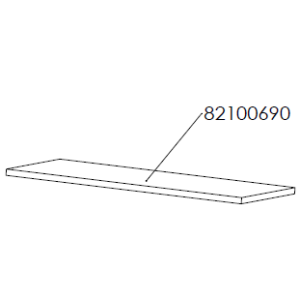 Dik Geurts Ivar 8 Log Store Eco Design Ready Wood Burning Stove -Baffle Throat Plate [82100690]