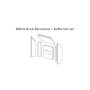 Barcelona - Brick & Baffle full set