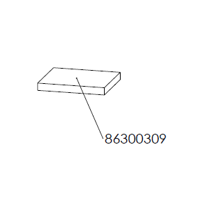 Dik Geurts Vidar Wall Mounted Eco Design Ready Wood Burning Stove - Bottom Brick Left [86300309]