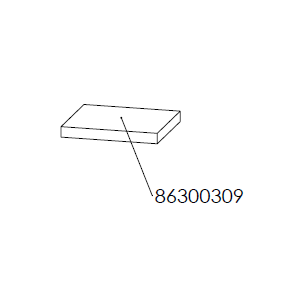 Dik Geurts Vidar Wall Mounted Eco Design Ready Wood Burning Stove - Bottom Brick Right [86300309]