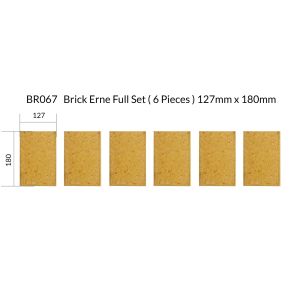 BR067 Brick Erne Full Set ( 6 Pieces ) 127mm x 180mm