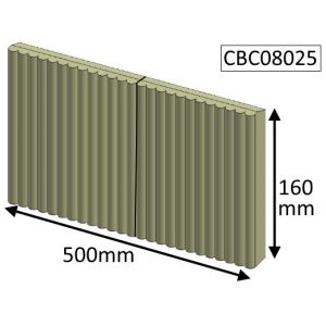 Cleanburn Nordstrand Rear Fire Brick - CBC08025