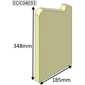 Parkray Aspect 4 Compact (Non Eco) Right Hand Side Fire Brick - ECIC04033