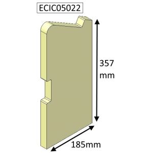 Parkray Aspect 5 Compact (Non Eco) Left Hand Side Fire Brick - ECIC05022