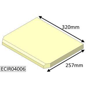 Parkray Aspect 4 (Non Eco) Base Fire Brick  - ECIR04006
