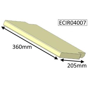 Parkray Aspect 4 (Non Eco) Baffle Brick  - ECIR04007