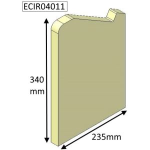 Parkray Aspect 4 (Non Eco) Right Hand Side Brick - ECIR04011
