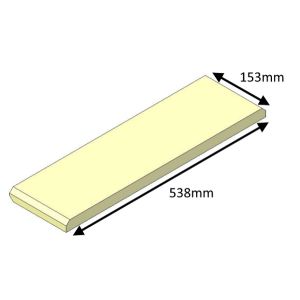 Parkray Aspect 4 Double Sided Double Depth Base Fire Brick - ECIR04DD051