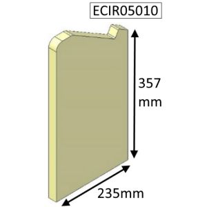 Parkray Aspect 5 (Non Eco) Right Hand Side Fire Brick - ECIR05010
