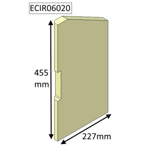 Parkray Aspect 6 (Non Eco) Left Hand Side Fire Brick - ECIR06020
