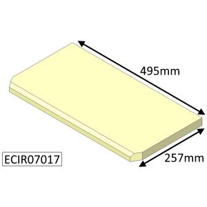 Parkray Aspect 7 (Non Eco) Base Fire Brick - ECIR07017