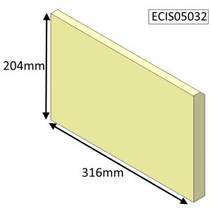Parkray Aspect 5 Slimline Upper Rear Fire Brick – ECIS05032