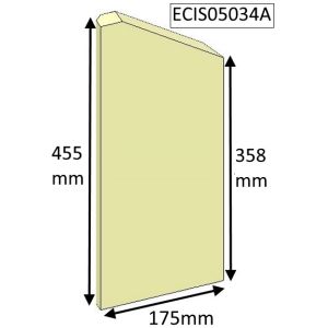 Parkray Aspect 8 Slimline Left Hand Side Fire Brick - ECIS05034A