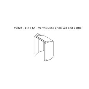 Elite G1 - Vermiculite Brick Set and Baffle