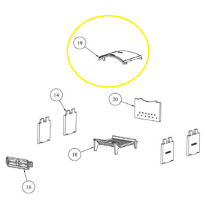 Waterford Stanley Fionn Room Heater Top Baffle Plate [Q00034BXX] 