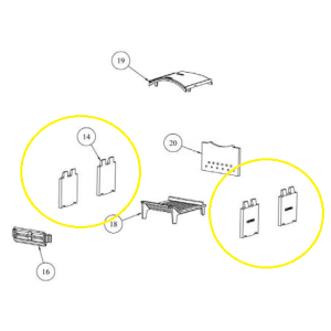 Waterford Stanley Fionn Boiler Stove Side Fire Brick Set [H00150AXX] *Full Set*