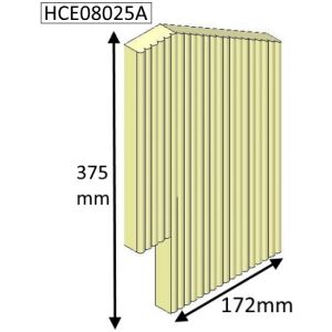 Cleanburn Skagen Left Hand Side  Fire Brick - HCE08025A
