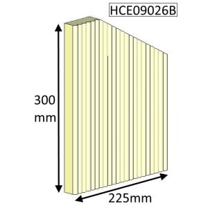 Cleanburn Sonderskoven Left Hand Side Fire Brick - HCE09026B