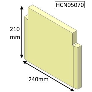 Eco Ideal Eco 5 Inset (MKII) Lower Rear Fire Brick - HCN05070