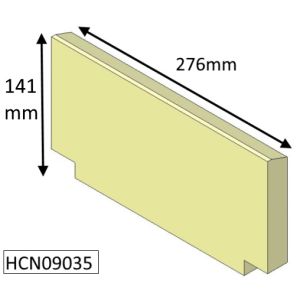 Eco Ideal Eco 8 Inset Lower Rear Fire Brick - HCN09035