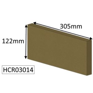 Hunter Hawk 3/3D Multifuel (MKI) Rear Fire Brick - HCR03014