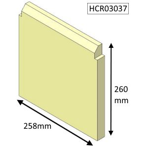 Hunter Hawk 3/3D Wood (CE) Rear Fire Brick - HCR03037