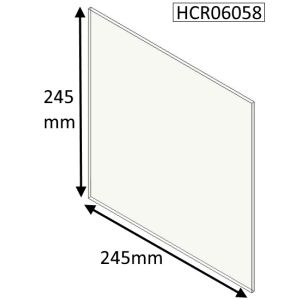 Hunter Hawk 4/4D Double Sided Double Depth Hawk (Contemporary (D) Door) Glass - HCR06058