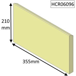 Parkray Consort 4 Wood CEvII Rear Fire Brick - HCR06096