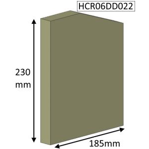 Parkray Consort 4 Double Sided Double Depth (CE and CEvII Side fire Brick - HCR06DD022