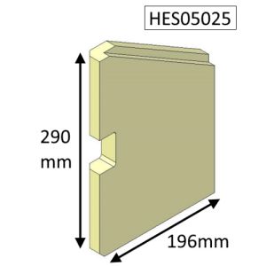 Hunter Herald 5 Slimline (Eco) Left Hand Side Fire Brick - HES05025
