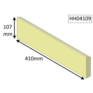 Parkray Consort 5 Standard Brick Multifuel (CE and CEvII) Fire Brick Rear - HH04109