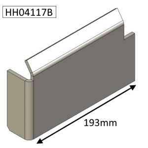 Parkray Consort 4 (CEvII)Left hand Side Plate - HH04117B