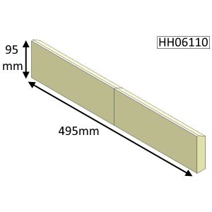 Parkray Consort 7 Multifuel (CE and CEvII) Rear Fire Brick - HH06110