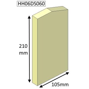 Hunter Herald 6 Double Sided Single Depth Side (CE) Fire Brick - HH06DS060