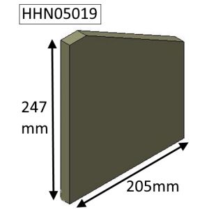 Hunter Herald 5 inset Side Fire Brick - HHN05019