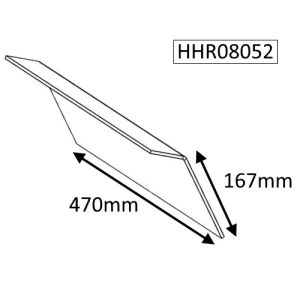 Hunter Herald 8 Boiler (MKI) Baffle Plate - HHR08052