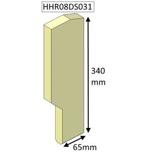 Parkray Consort 9 Double Sided Single Depth (CE and CEvII) Side Fire Brick - HHR08DS031