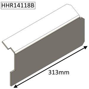 Hunter Herald 14 Boiler Left hand (CEvII) Side Plate - HHR14118B