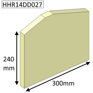 Parkray Consort 15 Double Sided Double Depth (CE and CEvII) Side Fire Brick - HHR14DD027